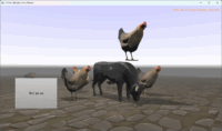 Throw chickens