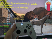 Xbox Controller used to control our Castle Game Engine demo