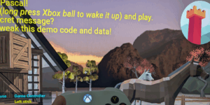 Xbox Controller used to control our Castle Game Engine demo