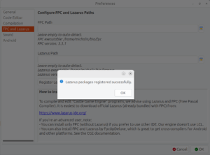 Registering Lazarus packages