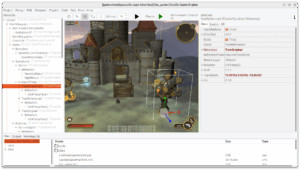 Impressive castle demo, in default editor UI