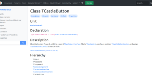 Castle Game Engine API generated by PasDoc