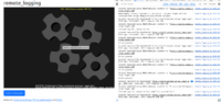 remote_logging example on web