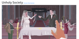 Unholy Society - web build - wedding