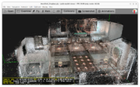 PLY point cloud. with proper colors and opacity
