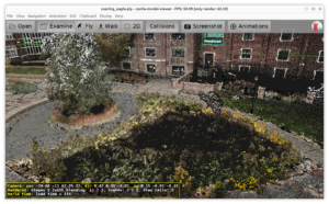 PLY point cloud. with proper colors and opacity