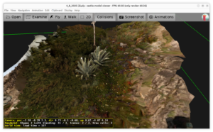 PLY point cloud. with proper colors and opacity