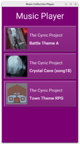 Music Player using Castle Game Engine