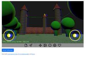 Chromatic aberration on web